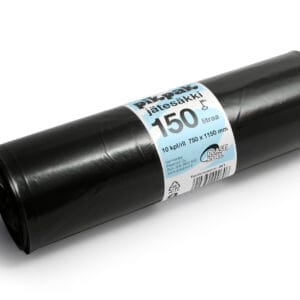 Jätesäkki 150 L musta 750 x 1150 vahva