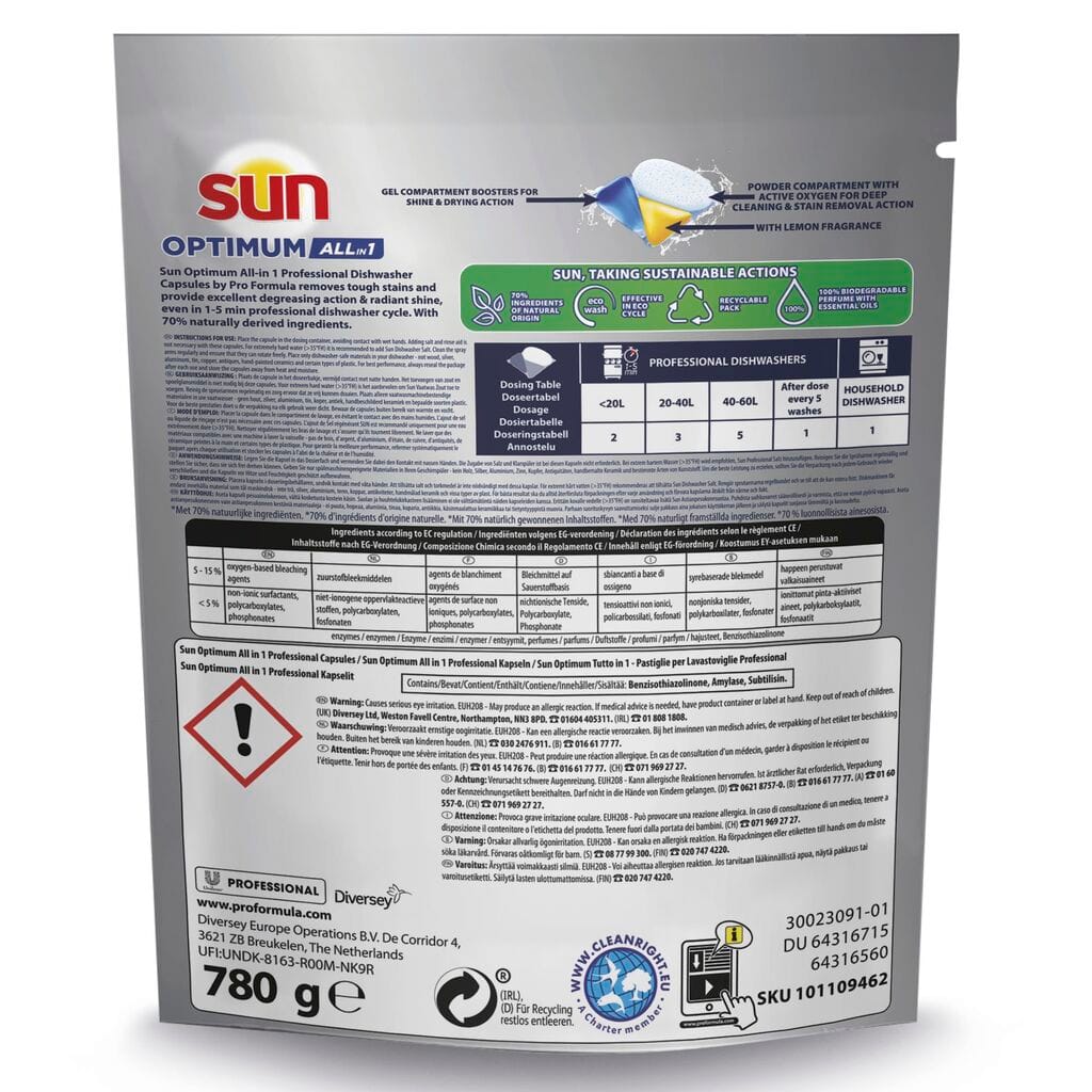 Sun Pro Formula Optimum All-in-1 koneastianpesukapselit - Image 2