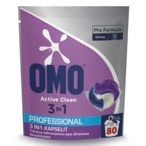 Omo Pro Formula Active Clean 3 in 1 -kapselit