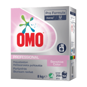 Omo Pro Formula Sensitive Color pyykinpesujauhe 8 kg