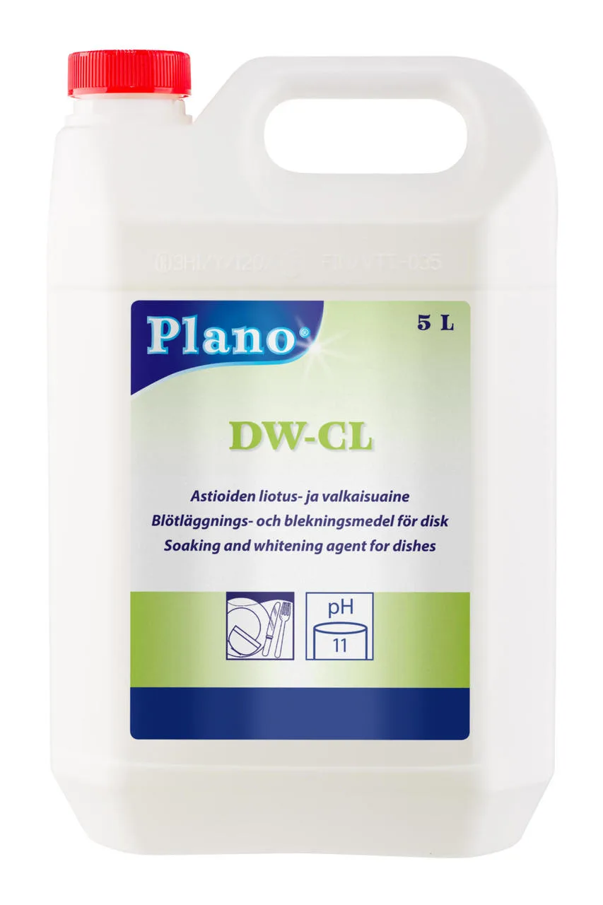 Plano DW-CL 5 L Astioiden liotus- ja valkaisuaine