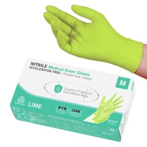 Evercare Lime kiihdytinvapaa nitriilikäsine