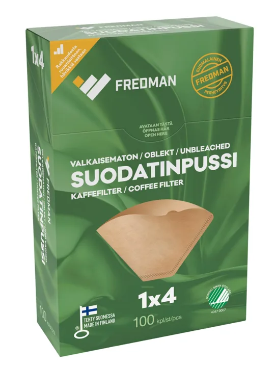 Suodatinpussi 1x4, valkaisematon