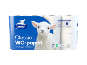 Lambi valkoinen wc-paperi, sk